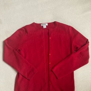 Red Cashmere sweater